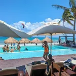 A8 Beachside Bliss Family Hawaiian Themed Quad Kitchen Studio Ac